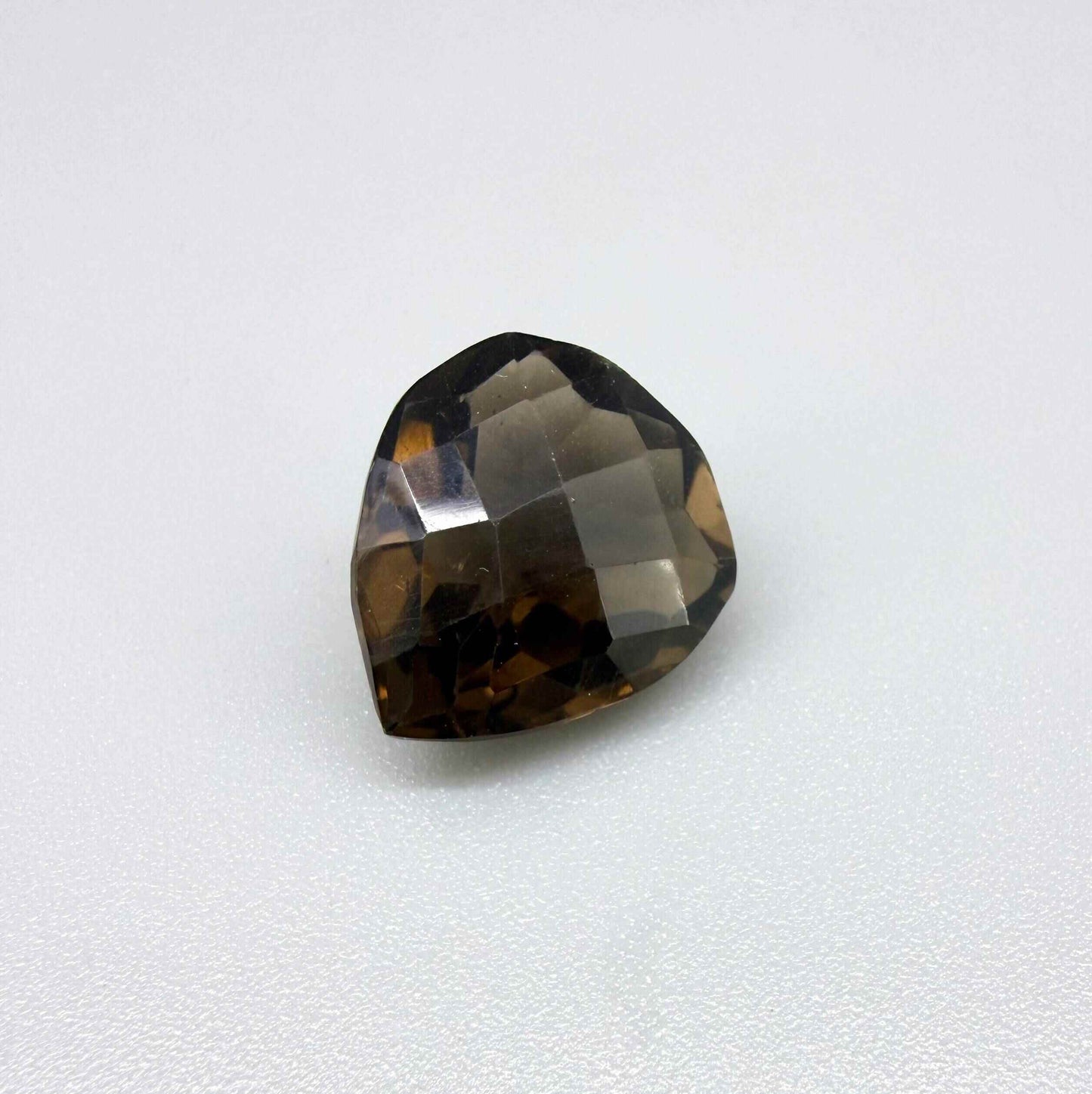Loose Smoky Quartz gemstone pineapple pear cut