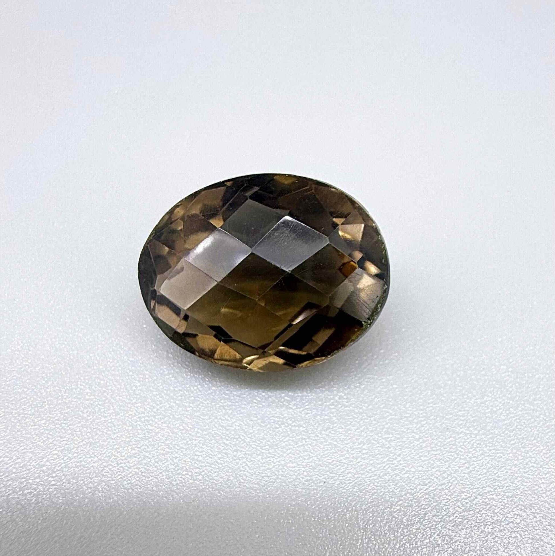 Loose Smoky Quartz gemstone oval cut