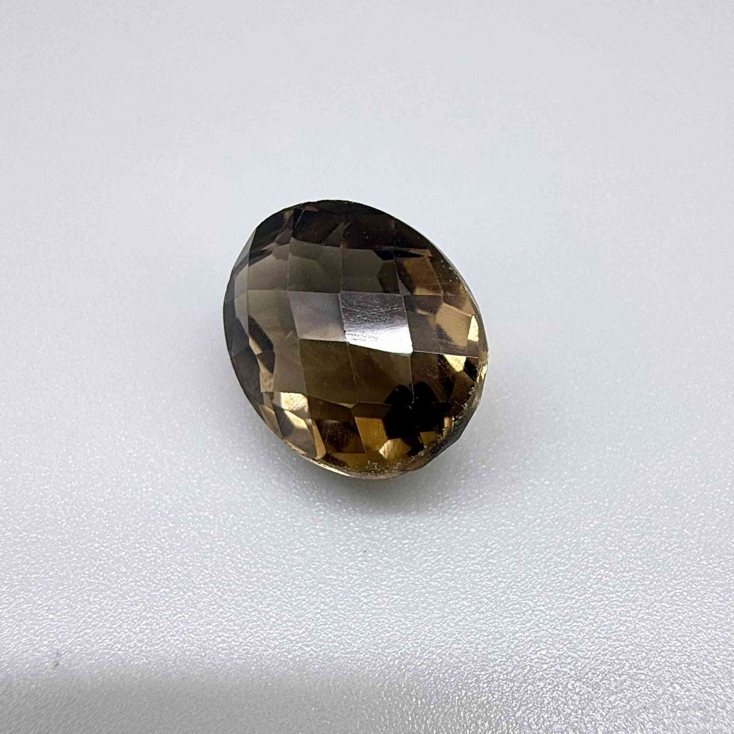 Loose Smoky Quartz gemstone oval cut