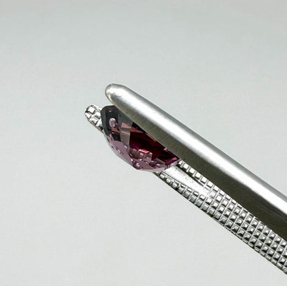 Natural Pink Purple Spinel gemstone, oval shape