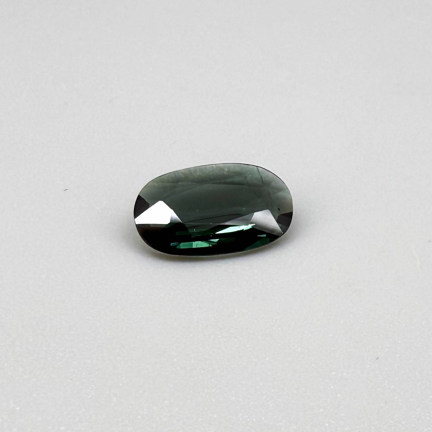 Loose Green Tourmaline gemstone, oval shape