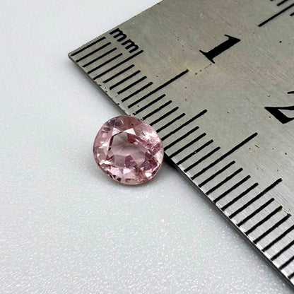 Natural Pink Spinel 1.14 ct from Tanzania – unheated round faceted gemstone with eye-clean clarity and lively brilliance