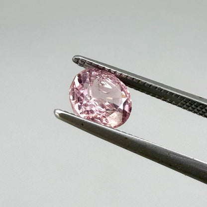 Natural Pink Spinel 1.14 ct from Tanzania – unheated round faceted gemstone with eye-clean clarity and lively brilliance