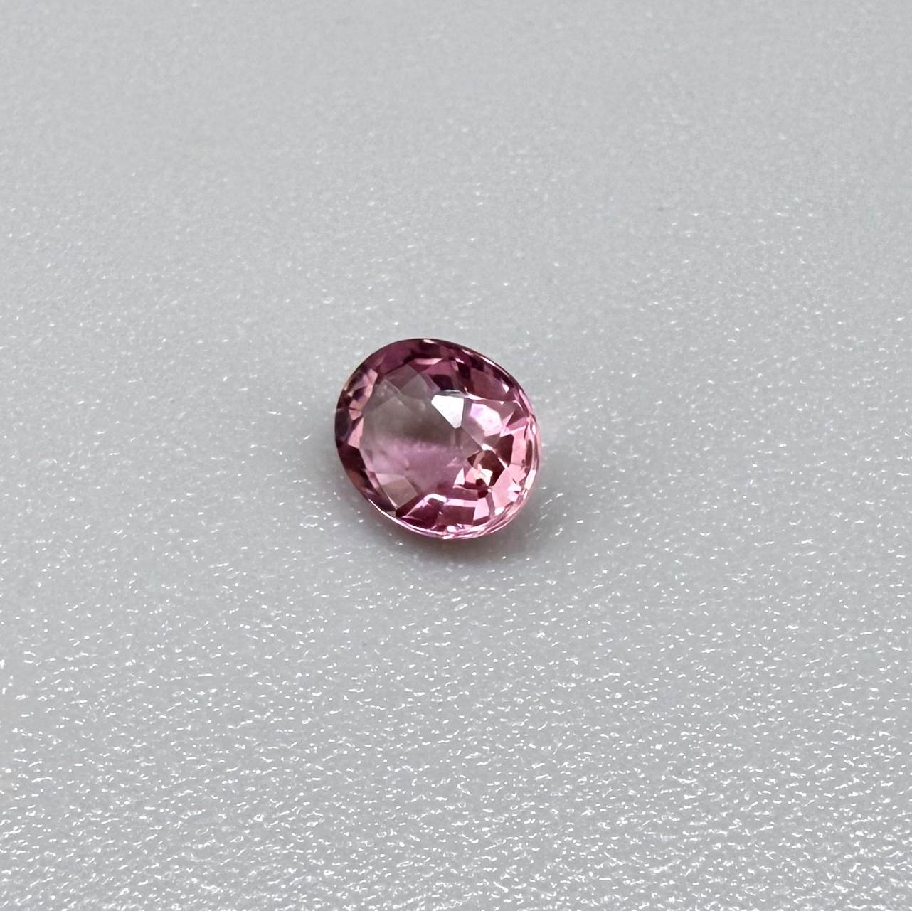 Natural untreated intense pink tourmaline, 0.31 ct oval cut from Nigeria with intense pink colour, eye-clean clarity and excellent brilliance.
