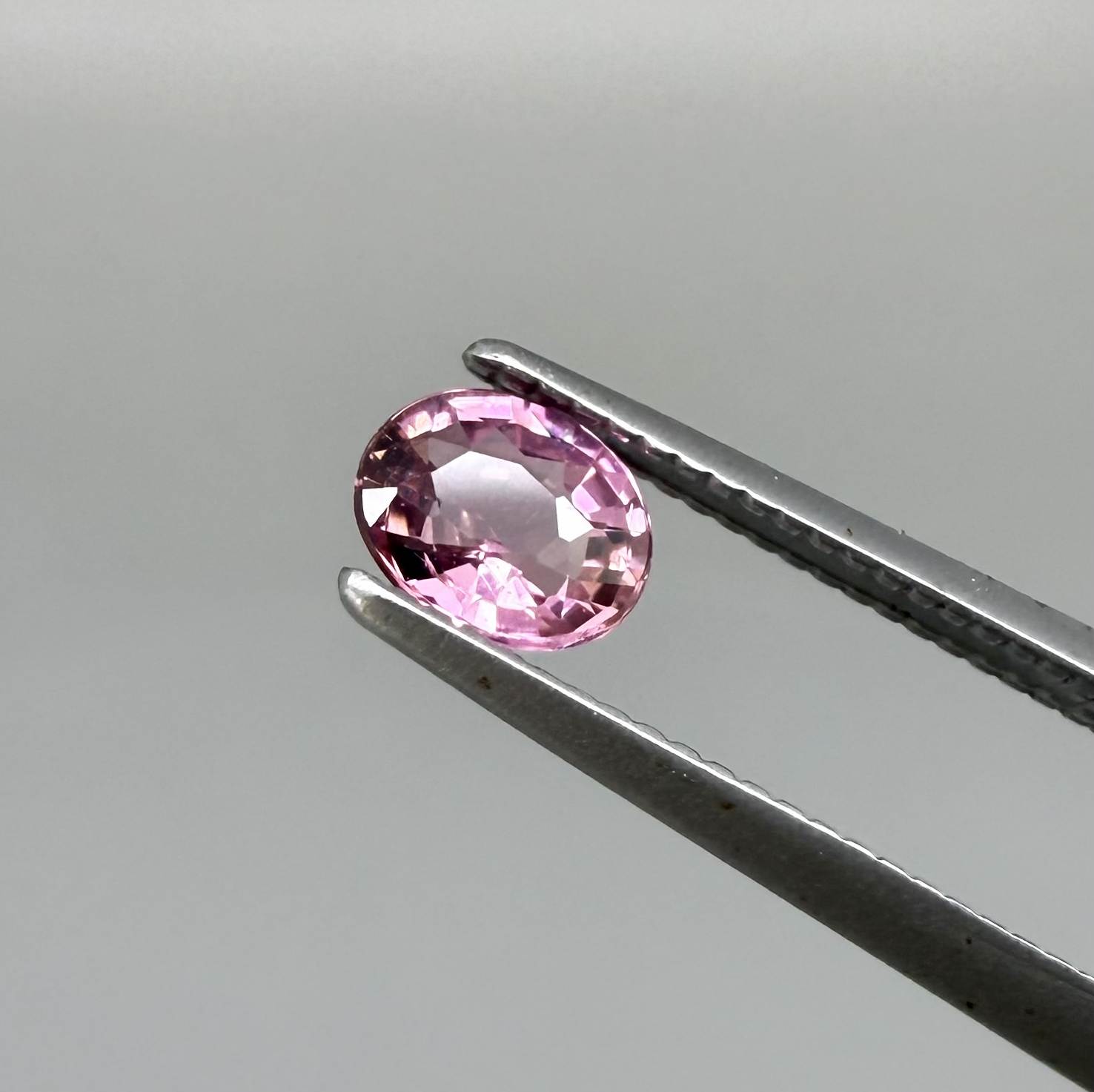 Natural untreated intense pink tourmaline, 0.31 ct oval cut from Nigeria with intense pink colour, eye-clean clarity and excellent brilliance.