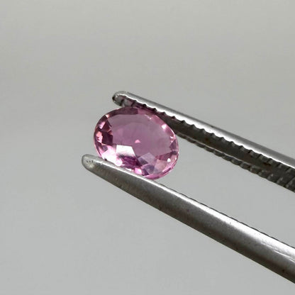 Natural untreated raspberry pink tourmaline, 0.33 ct from Nigeria with raspberry pink colour, eye-clean clarity and excellent brilliance.