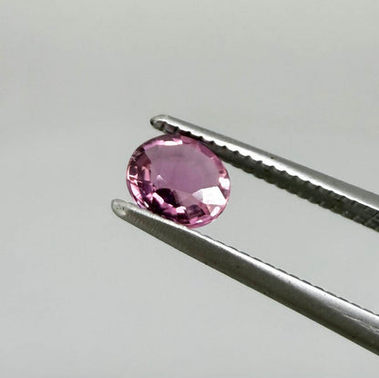 Natural untreated raspberry pink tourmaline, 0.33 ct from Nigeria with raspberry pink colour, eye-clean clarity and excellent brilliance.
