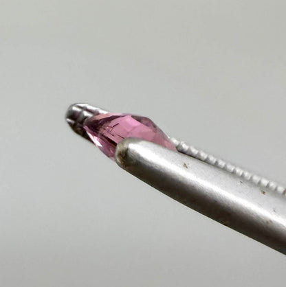 Natural untreated raspberry pink tourmaline, 0.33 ct from Nigeria with raspberry pink colour, eye-clean clarity and excellent brilliance.