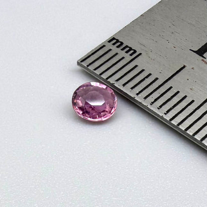 Natural untreated raspberry pink tourmaline, 0.33 ct from Nigeria with raspberry pink colour, eye-clean clarity and excellent brilliance.