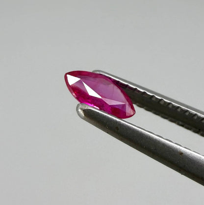 Pink Ruby Pair Marquise - 0.34 Ct