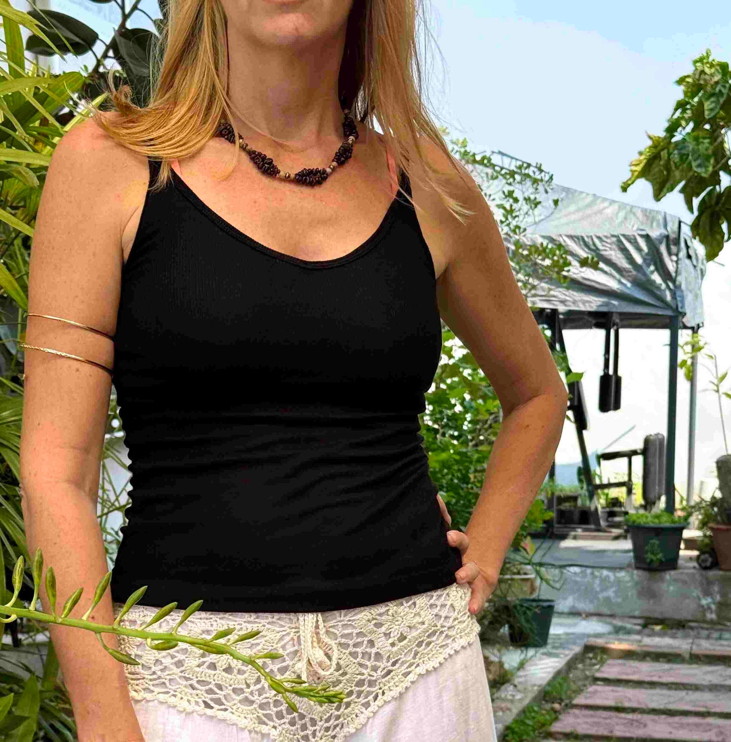 Agate & Jasper Beaded Necklace