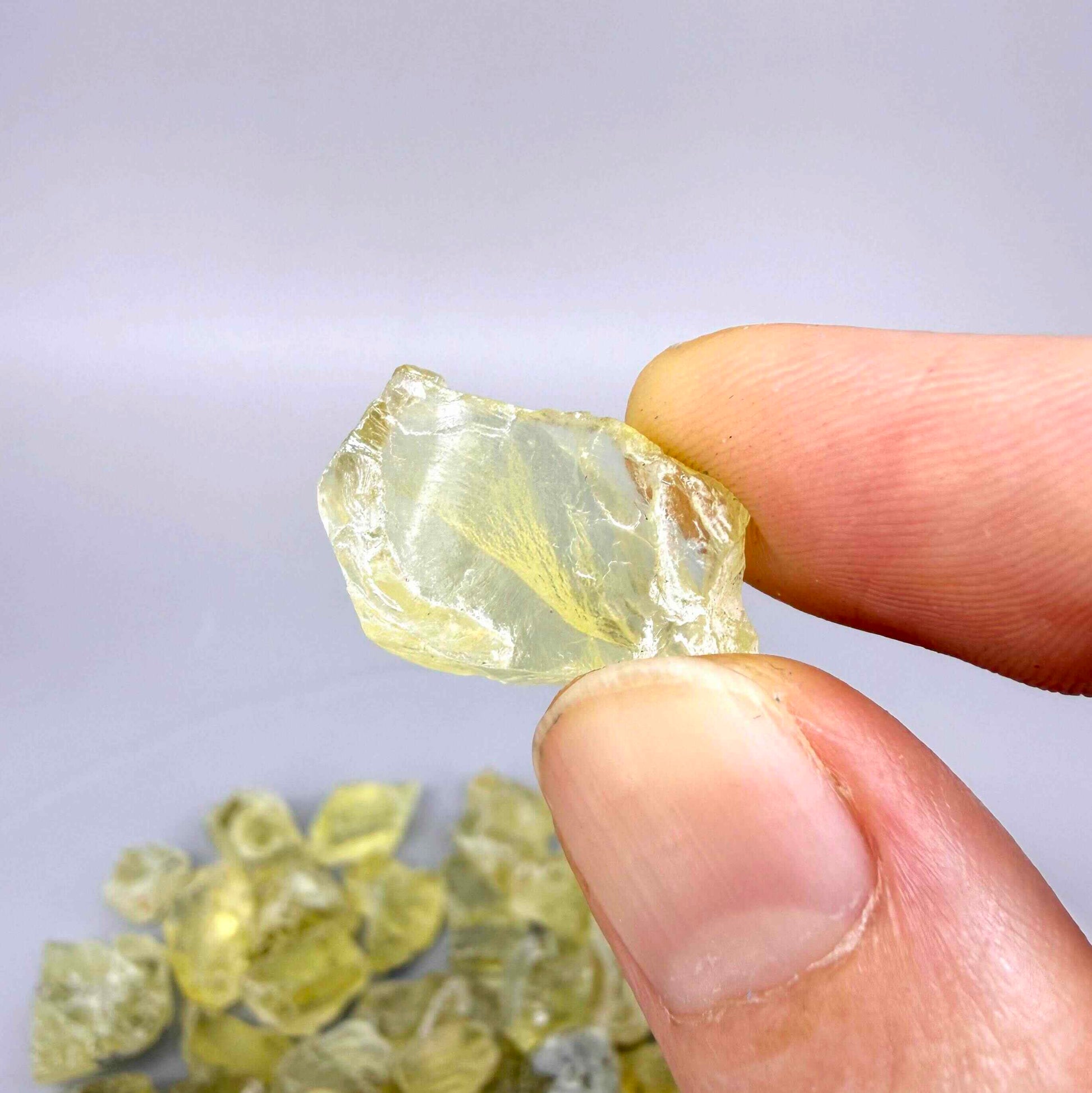 Natural lemon quartz rough stones sold per gram, untreated small yellow quartz pieces in raw form