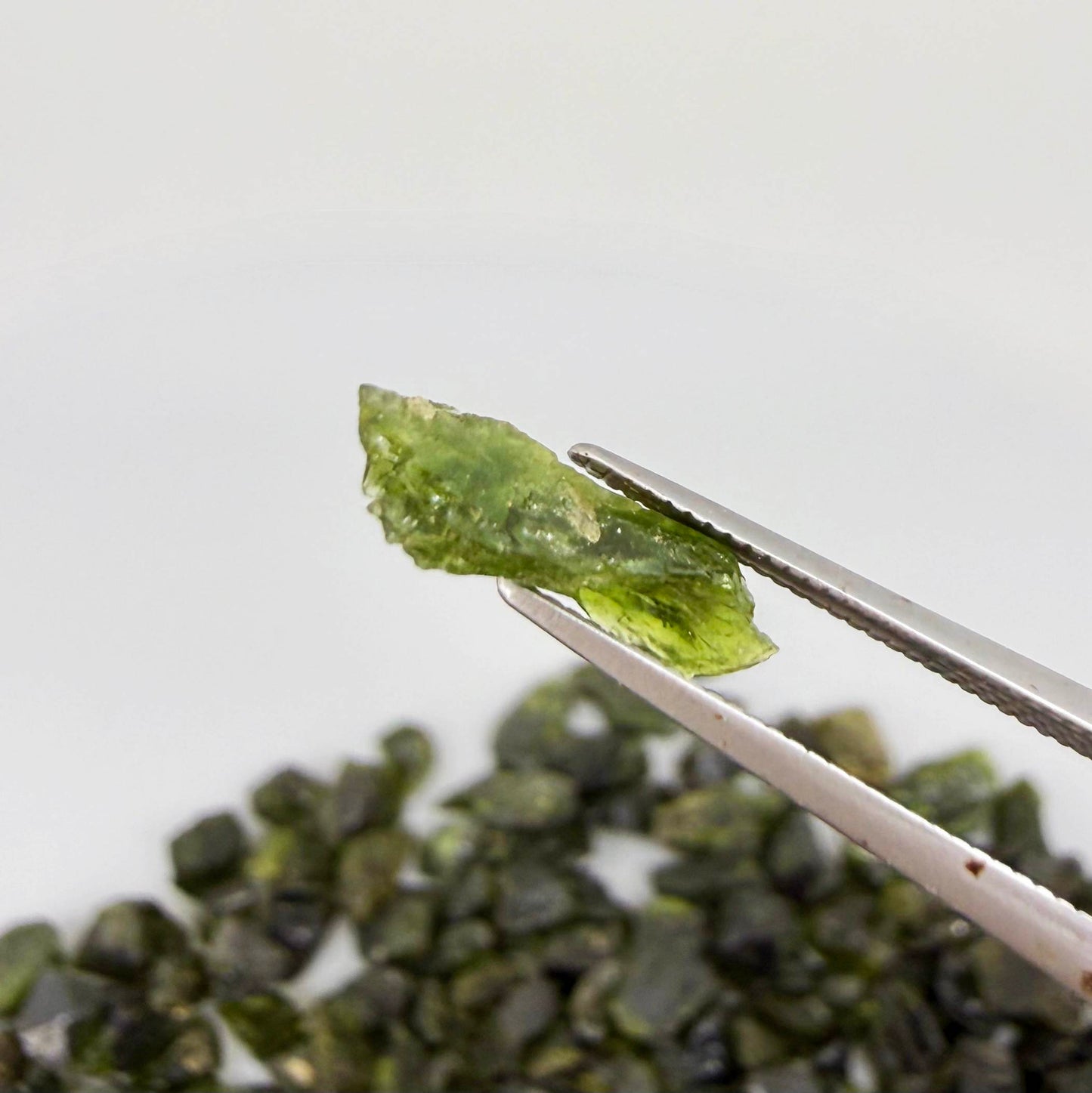 Yellowish-Green Tourmaline Rough – 4,750 ct (R25/1) – Sold in 20g units