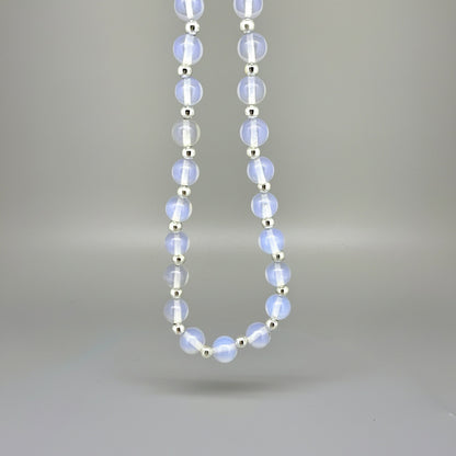 Opal Beaded Necklace