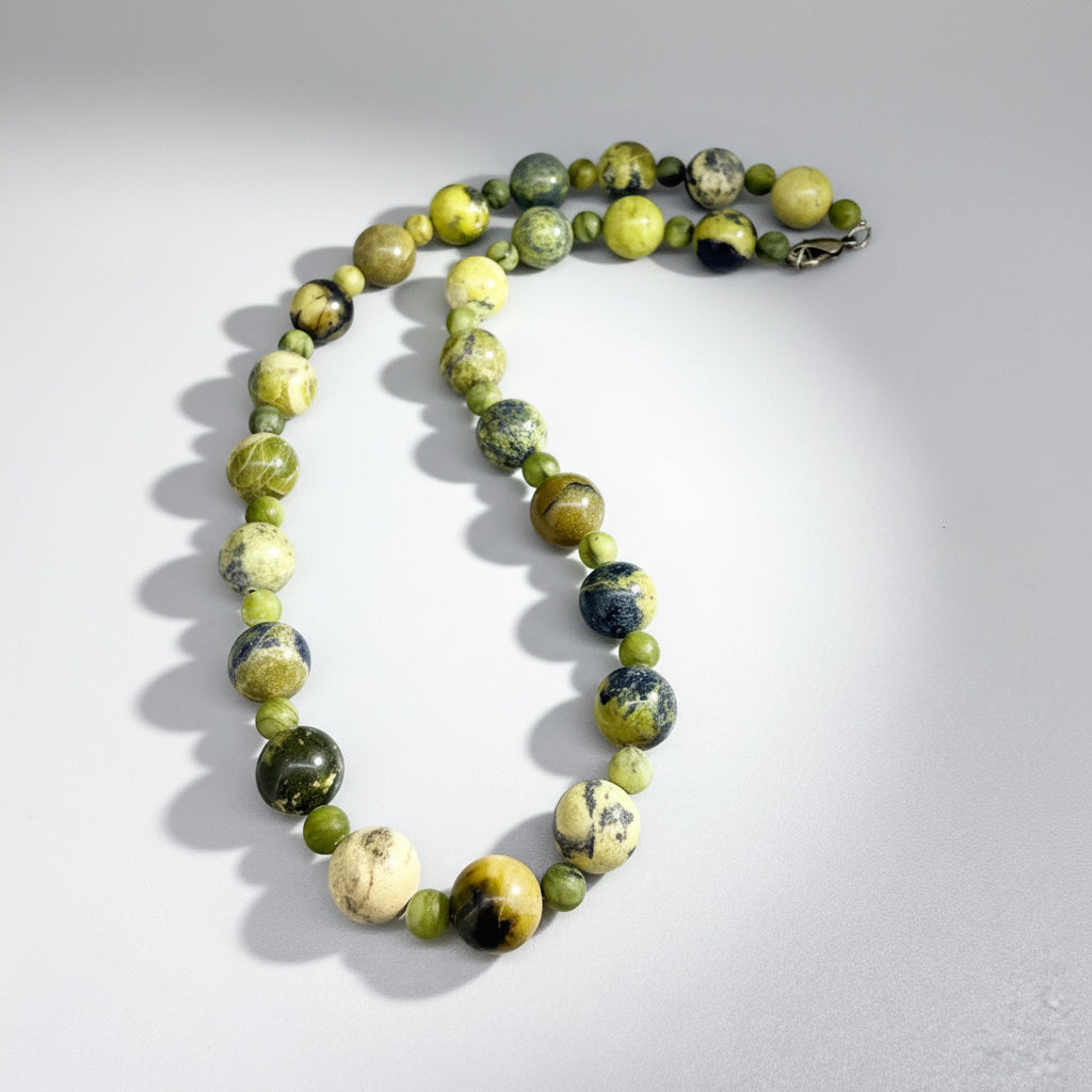 Jasper Beaded Necklace