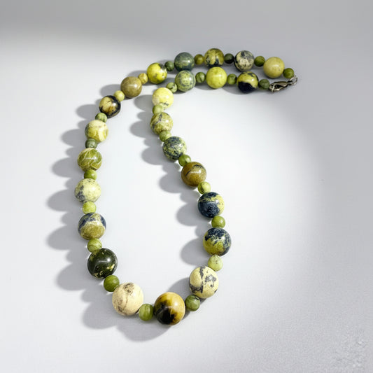 Jasper Beaded Necklace
