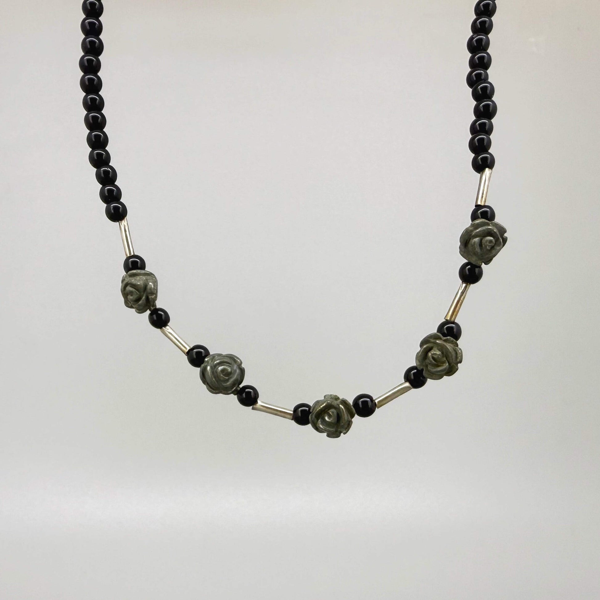 Agate & Pyrite Beaded Bracelet