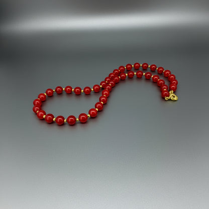 Agate Beaded Necklace