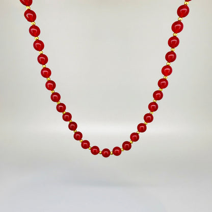 Agate Beaded Necklace
