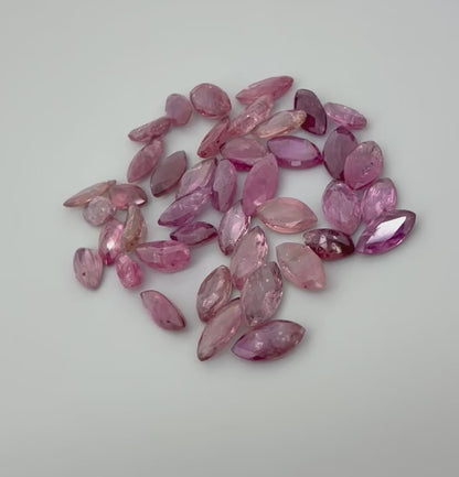 Multi-Color Sapphire Lot Marquise 24.58 Ct