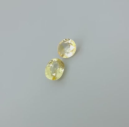 Multi Color (White, Yellow, Orange) Sapphire Set 1.65 Ct