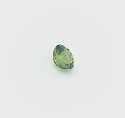 Green Sapphire Round 0.79 Ct