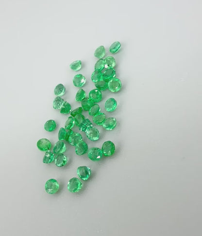 Emerald Lot Round 3.14 Ct