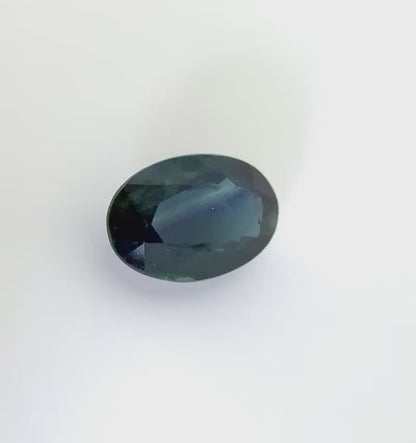 Blue Sapphire Oval 0.57 Ct