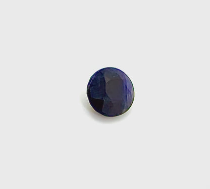 Dark Blue Sapphire Oval 3.87 Ct