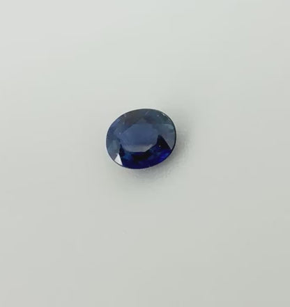 Blue Sapphire Oval 0.91 Ct