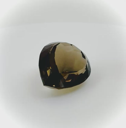 Huge Smoky Quartz Pear 95.70 Ct