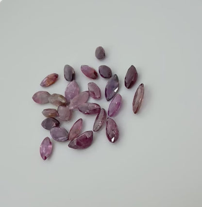 Multi-Color Sapphire Lot Marquise 15.77 Ct