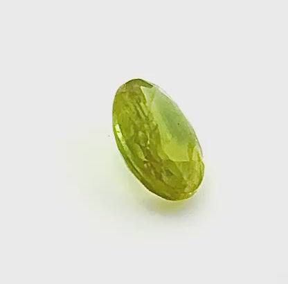 Bi-Color (Yellow Greenish) Sapphire Oval 1.32 Ct