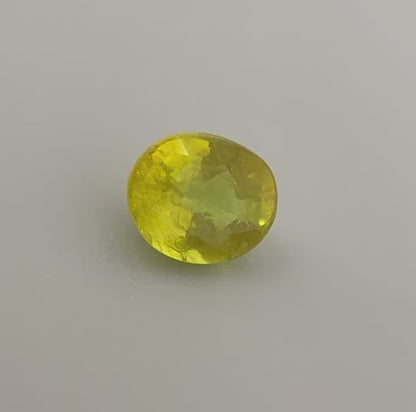 Yellow Sapphire Oval 1.05 Ct
