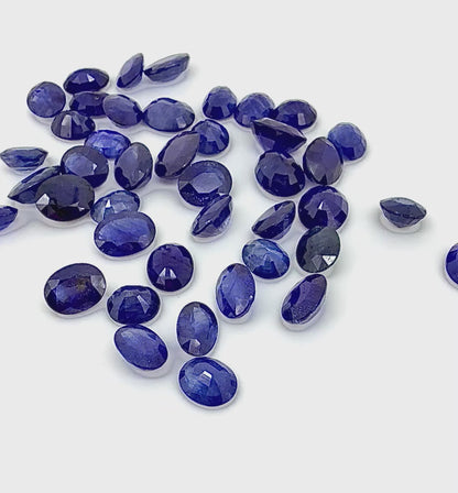 Royal Blue Sapphire Lot Oval 161.89 Ct