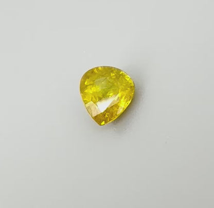 Yellow Sapphire Pear 1.6 Ct