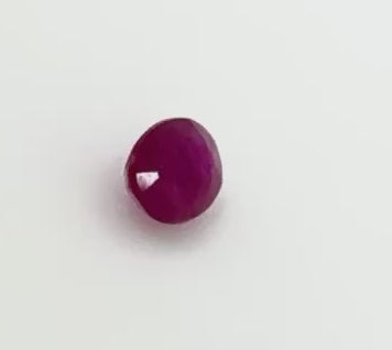 Pinkish Red Ruby Oval 0.32 Ct