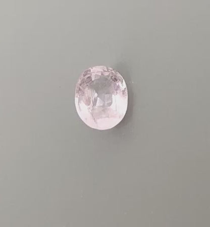 Pale Pink Morganite Oval 0.66 Ct