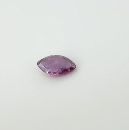 Pink-Purple Sapphire Marquise 0.73 Ct