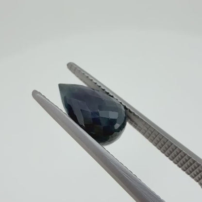Very Dark Blue Sapphire Pineapple 2.62 Ct