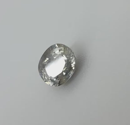 Multi-Color (White Gold-Brown Blue) Sapphire Oval 2.07 Ct