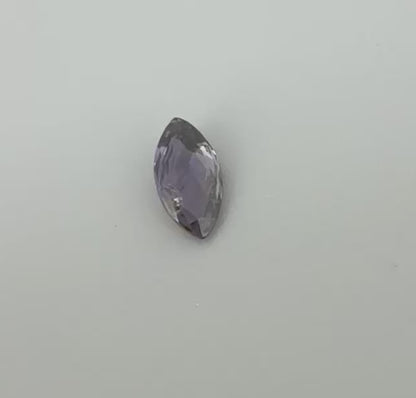 Grey-Purplish Sapphire Marquise 0.77 Ct
