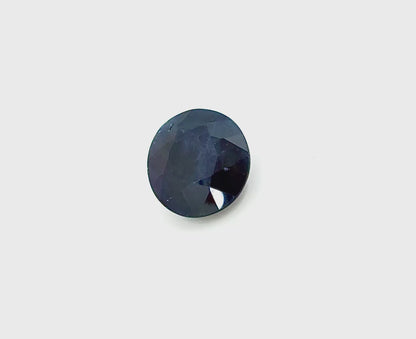Dark Blue Sapphire Round 4.48 Ct