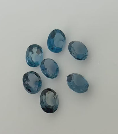 London Blue Topaz Lot Oval 1.59 Ct