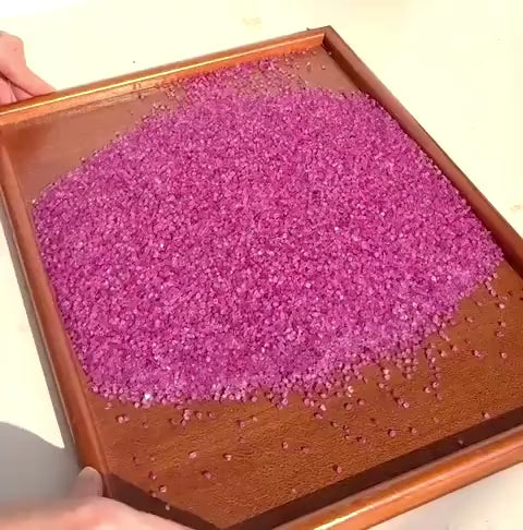 Natural pink ruby rough stones sold as a lot, untreated vivid pink corundum in raw form