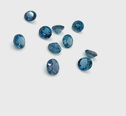 London Blue Topaz Lot Round 6.3 Ct
