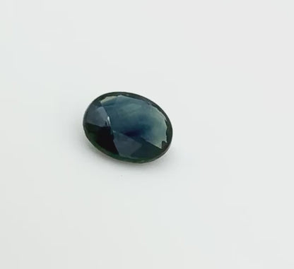 Blue Hues Sapphire Oval 1.2 Ct