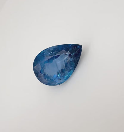 Big London Blue Topaz Pear 19.4 Ct