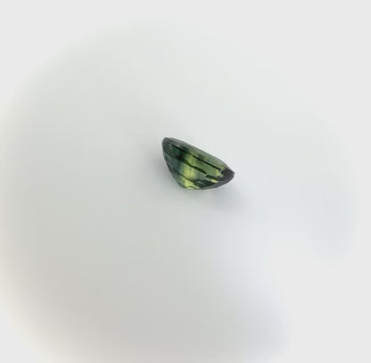 Bi-Color (Green Blue) Sapphire Oval 0.69 Ct